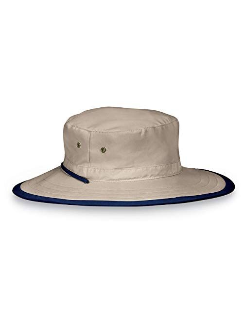 Wallaroo Hat Company Explorer Sun Hat Natural - UPF 50+, Unisex, Ready for Adventure, Designed in Australia