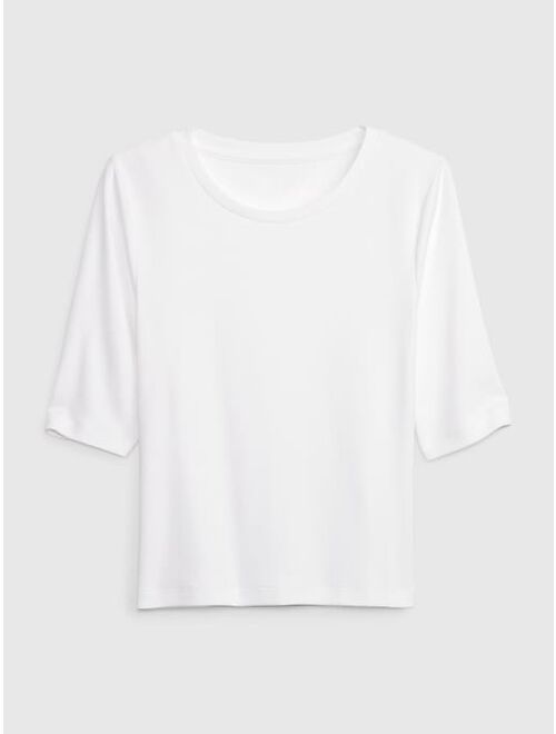 Gap Modern Cropped Crewneck T-Shirt
