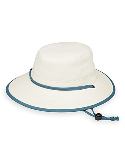 Wallaroo Hat Company Explorer Wide Brim Sun Hat UPF 50+, Unisex, Ready for Adventure, Designed in Australia