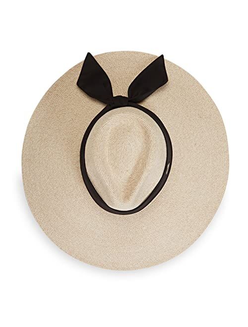 Wallaroo Hat Company Women's Elise Sun Hat - UPF 50+, Wide Brim, Adjustable, Packable, Elegant