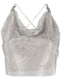 POSTER GIRL Bambi chainmail crop top