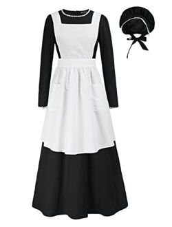 Pioneer Women Floral Prairie Dress Deluxe Colonial Dress Laura Ingalls Costume
