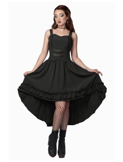 Renaissance Dress for Women Hi-Low Hem Gothic Steampunk Dresses