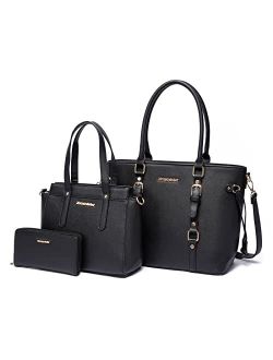 Montana West Purses and Handbags for Women 3PCS Tote Purse and Wallet Set