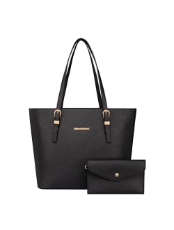 Purses and Handbags for Women 3PCS Tote Purse and Wallet Set