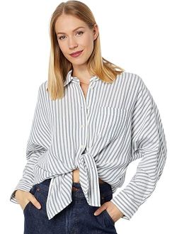 Long Sleeve Dolman Shirt - Taosen Double Gauze Stripe
