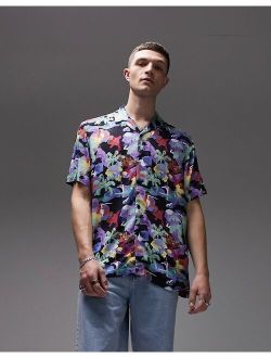 festival floral shirt in multi