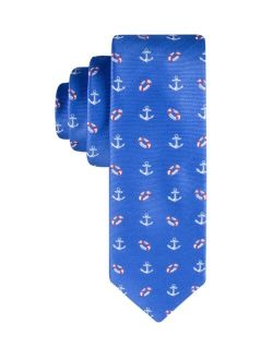 Boys Nautical Anchor and Lifesaver Ring Tie