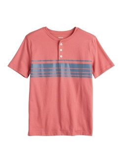 Boys 8-20 Sonoma Goods For Life Adaptive Supersoft Henley Top