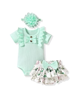 Aalizzwell Newborn Infant Baby Girls Summer Outfit