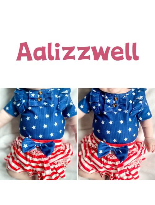 Aalizzwell Newborn Infant Baby Girls Summer Outfit