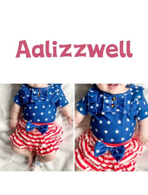 Aalizzwell Newborn Infant Baby Girls Summer Outfit