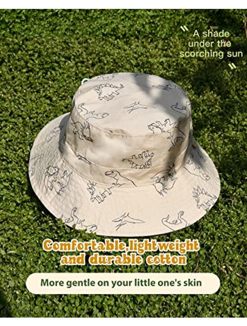 Furtalk Baby Sun Hat for Boy Girl Toddler Summer Bucket Hats Kids UPF 50 Sun Protection Beach Hat