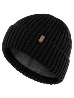 Beanie Men Women Warm Winter Hats Acrylic Knit Cuffed Beanie Daily Beanie Hat Unisex Plain Skull Cap