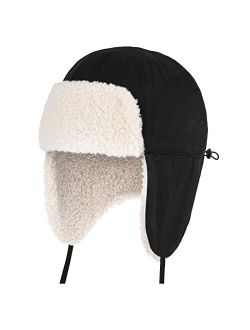 Toddler Winter Hat Kids Boys Winter Hats with Ear Flaps Trapper Hat Baby Girl Beanie Fleece Lined Warm Hats