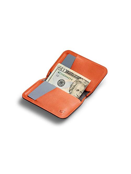 Bellroy Apex Slim Sleeve (Slim Bifold Leather Wallet, RFID Protected) - Indigo