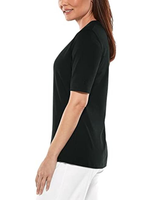 Coolibar UPF 50+ Women's Morada Everyday Short Sleeve T-Shirt - Sun Protective