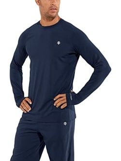 UPF 50  Men's Agility Long Sleeve Performance T-Shirt - Sun Protective