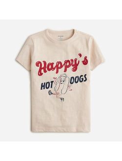 Kids' short-sleeve hot dog graphic T-shirt