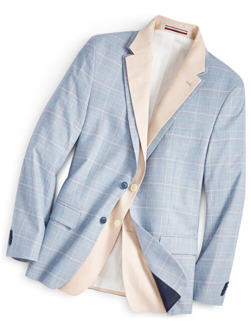 TOMMY HILFIGER Men's Modern-Fit Plaid Cotton Sport Coat