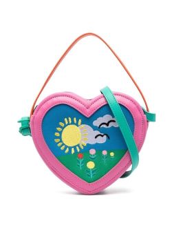 Kids heart shoulder bag