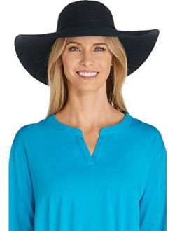 UPF 50  Women's Perla Packable Wide Brim Hat - Sun Protective
