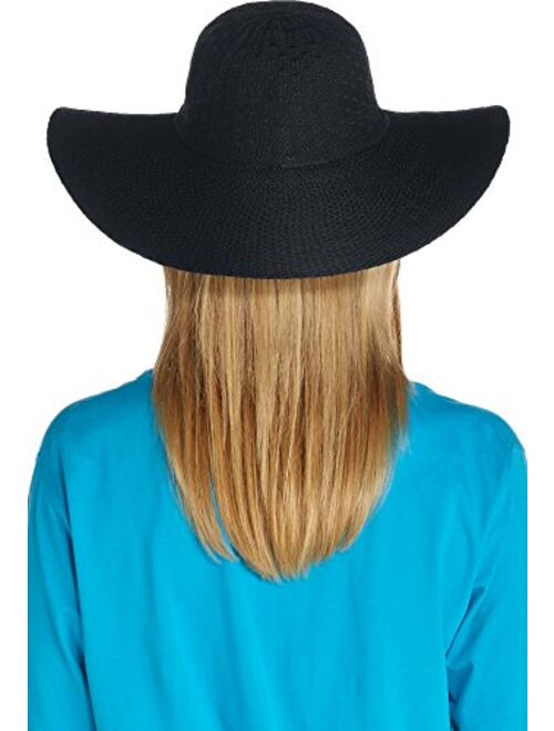 Coolibar UPF 50+ Women's Perla Packable Wide Brim Hat - Sun Protective