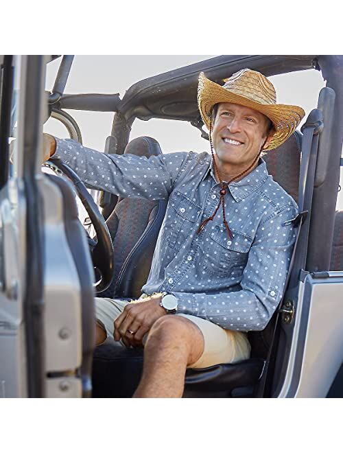 Coolibar UPF 50+ Men's Carson Chambray Shirt - Sun Protective