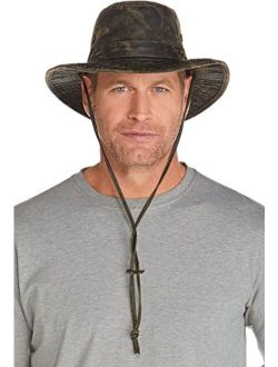 UPF 50  Men's Outback Camo Boonie Hat - Sun Protective