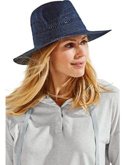 UPF 50  Women's Nikki Crochet Fedora - Sun Protective