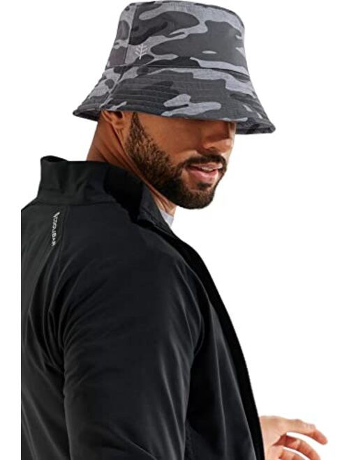 Coolibar UPF 50+ Men's Gavin Cotton Bucket Hat - Sun Protective