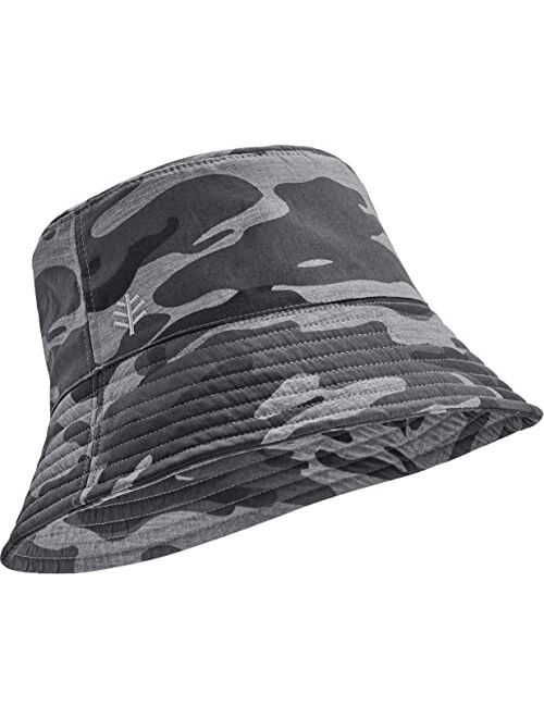Coolibar UPF 50+ Men's Gavin Cotton Bucket Hat - Sun Protective