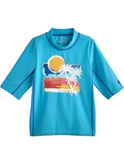 UPF 50  Kid's Sandshark Short Sleeve Surf Shirt - Sun Protective