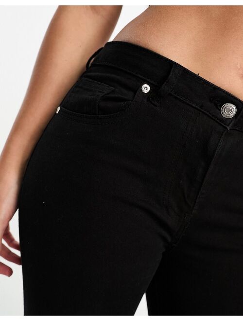 Parisian Tall skinny jeans with ripped knee in black