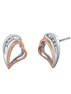 925 Sterling Silver Hearts Soiree Earrings for Women, Hypoallergenic Fine Jewelry