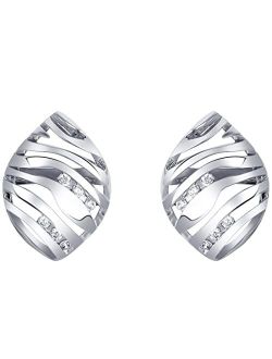 925 Sterling Silver Celtic Waves Earrings for Women, Hypoallergenic Fine Jewelry
