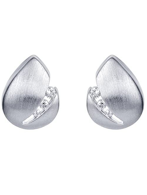 Peora 925 Sterling Silver Morning Dew Earrings for Women, Hypoallergenic Fine Jewelry
