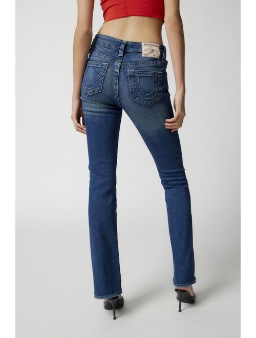 True Religion Becca Distressed Mid-Rise Bootcut Jean