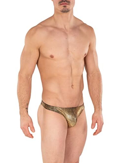 Gary Majdell Sport Mens Solid Color Thong Swimsuit