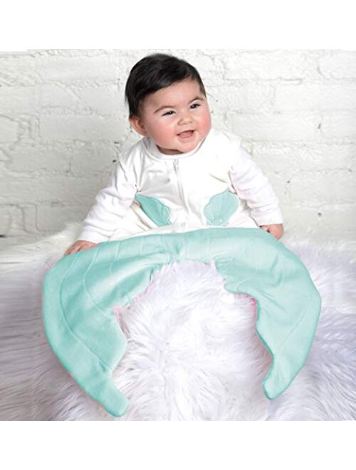 Blankie Tails| Baby Blanket, Double Sided Super Soft and Cozy Minky Fleece Blanket, Machine Washable Wearable Blanket (Baby Shark,Medium)