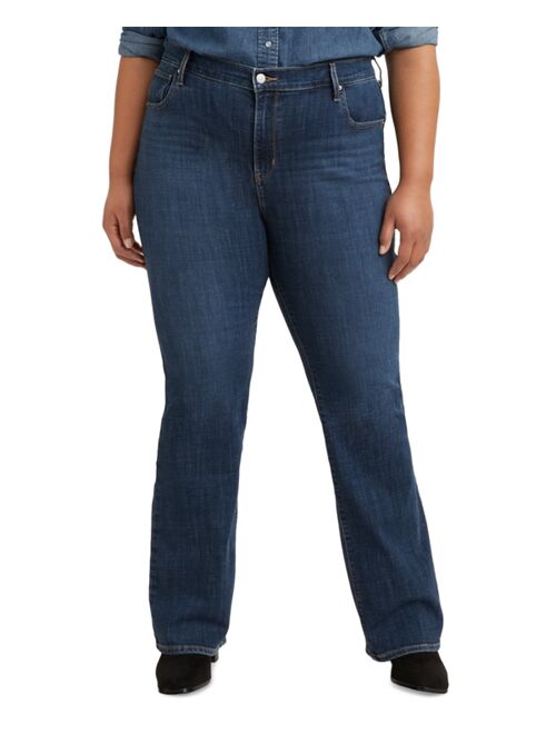 LEVI'S Trendy Plus Size 725 High-Rise Bootcut Jeans