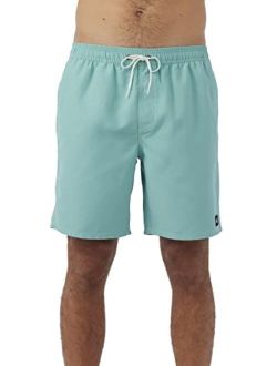Men's 18" Santa Cruz Volley Board Shorts - Men's Swim Trunks with Fast-Drying Stretch Fabric and Pockets