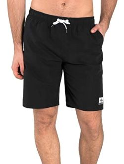 Actleis Mens Swim Trunks Board Shorts Long Quick Dry Swim Shorts with Mesh Lining us-ls17003