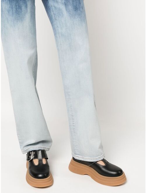 A.P.C. Martin tie-dye straight-leg jeans
