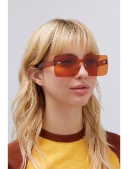 Tegan Rimless Square Sunglasses