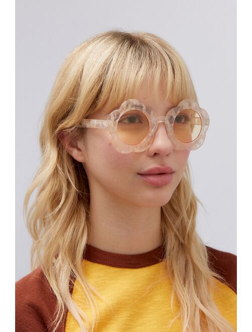 Urban Outfitters Bloom Flower Round Glasses