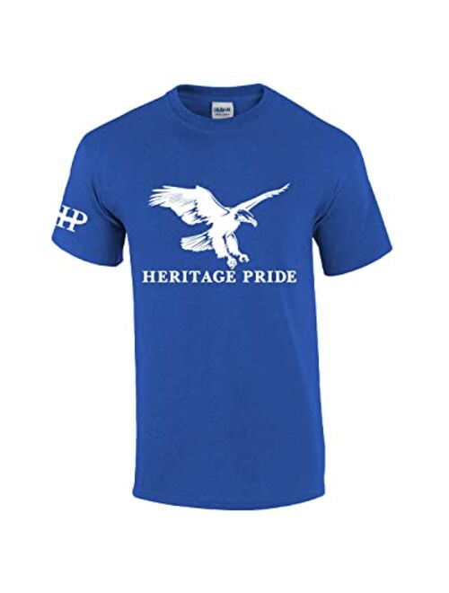 Heritage Pride Flying Eagle Outdoors Men's Short Sleeve T-Shirt Graphic Tee