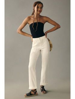 The Wanderer Relaxed Embroidered Eyelet Pants
