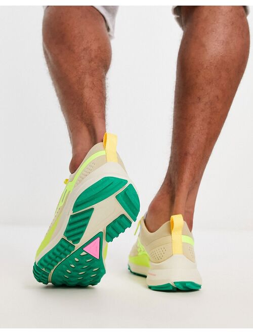 Nike Running Nike React Pegasus Trail 4 sneakers in gold