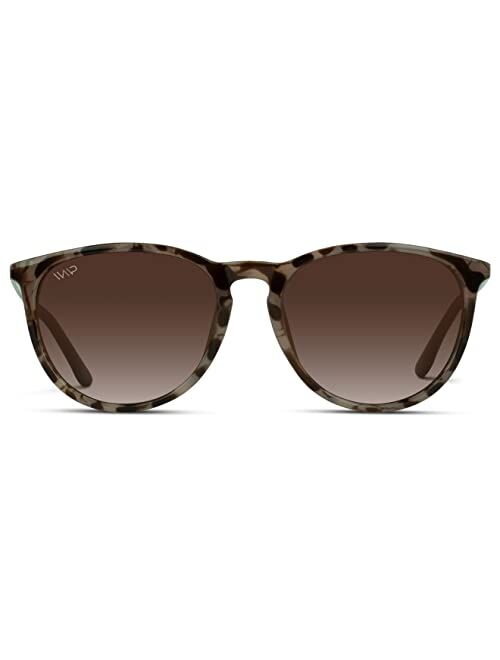 Wearme Pro WMP Eyewear Round Sunglasses | Polarized UV Protection | Trendy Sunglasses for Women | Retro Designer Style